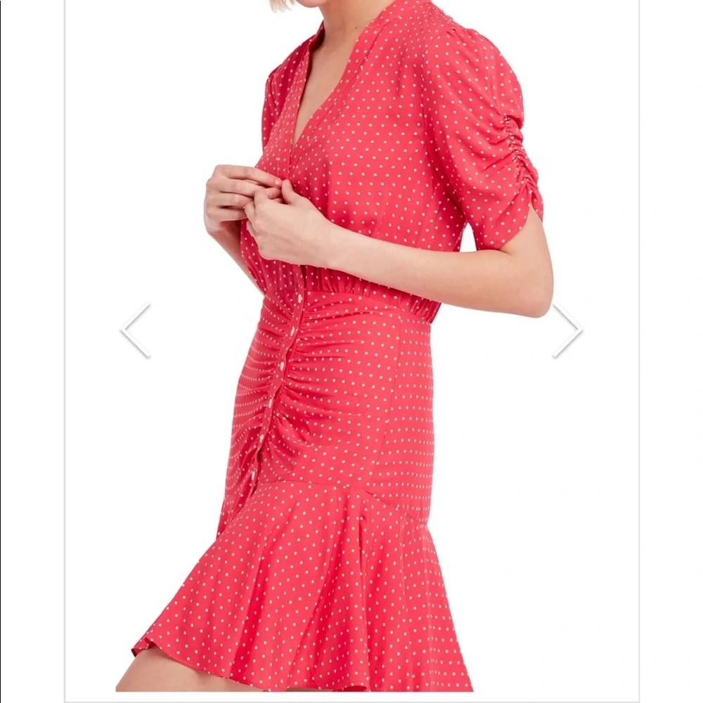 Free People Pippa Mini Dress in Red - Picture 1 of 4